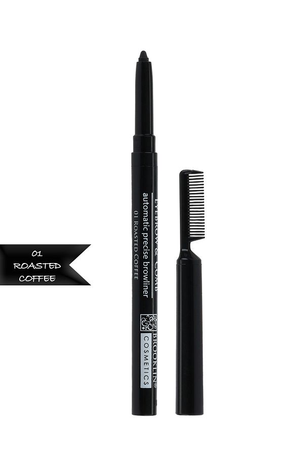 BROOKLIN-Eyebrow Pencil - Eyebrow SHORT MATIC Pencil NO 1 ROASTED COFFEE 1