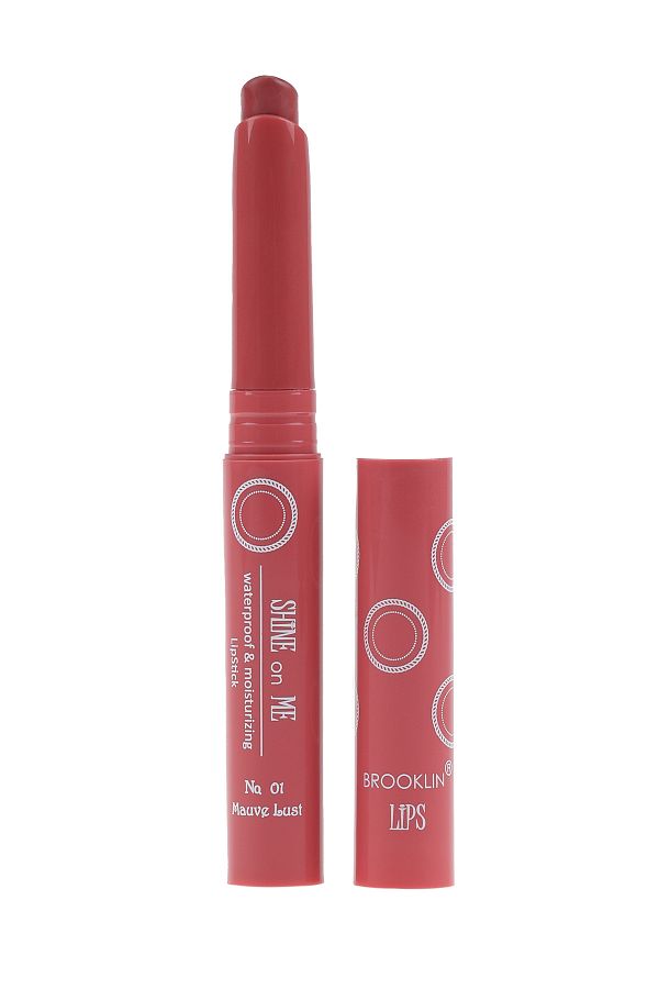 BROOKLIN-Lipstick - LIPSTICK SHINE on ME No 01 mauve lust 1