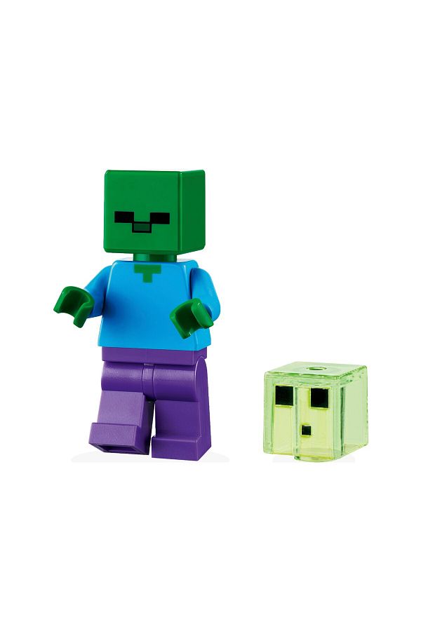 LEGO-Minecraft Zombie and Slime Original Mini Figure 1
