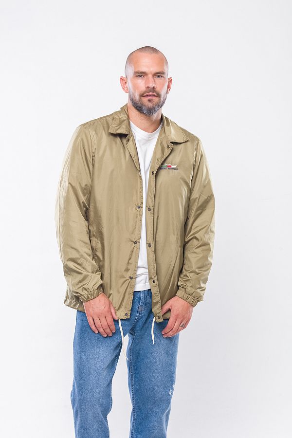 Kevin-K238 Men's Green Thin Seasonal Coat 1