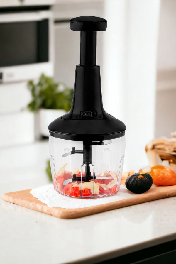 Comprox-1000ml New Generation Hand Robot - Practical Bass Cutting, Manual Chopper with 5 Blades 1