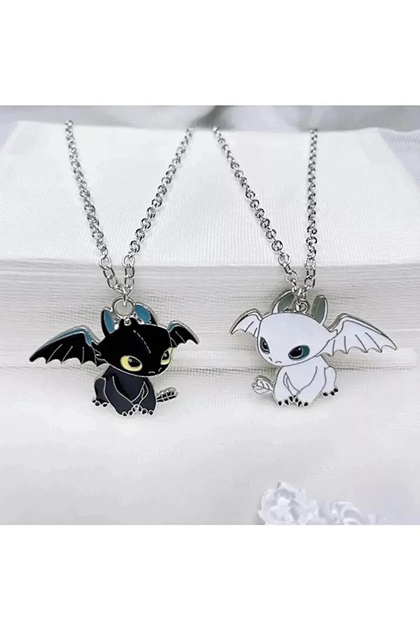 Dragon best friend necklace clearance