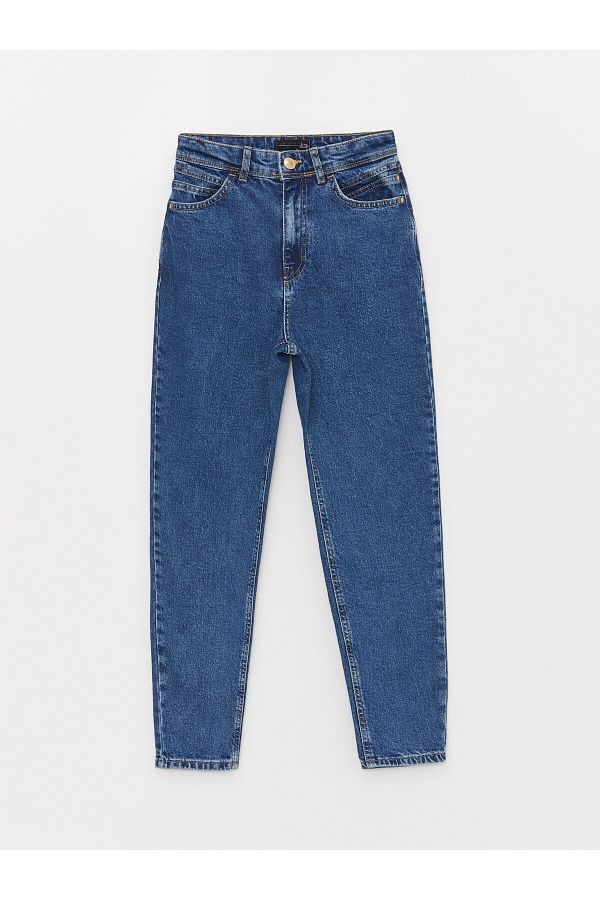LC Waikiki-Dámske džínsové nohavice Mom Fit s vysokým pásom 1