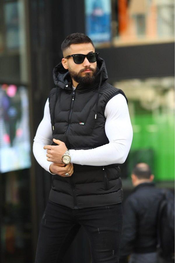 Tan puffer vest on sale