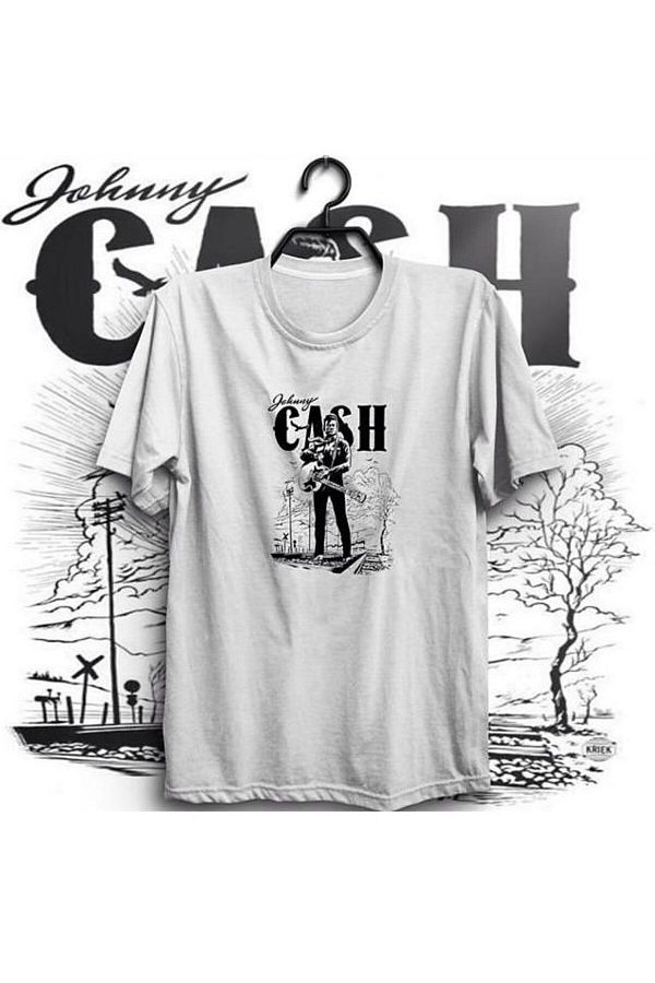 Johnny cash t shirt outlet