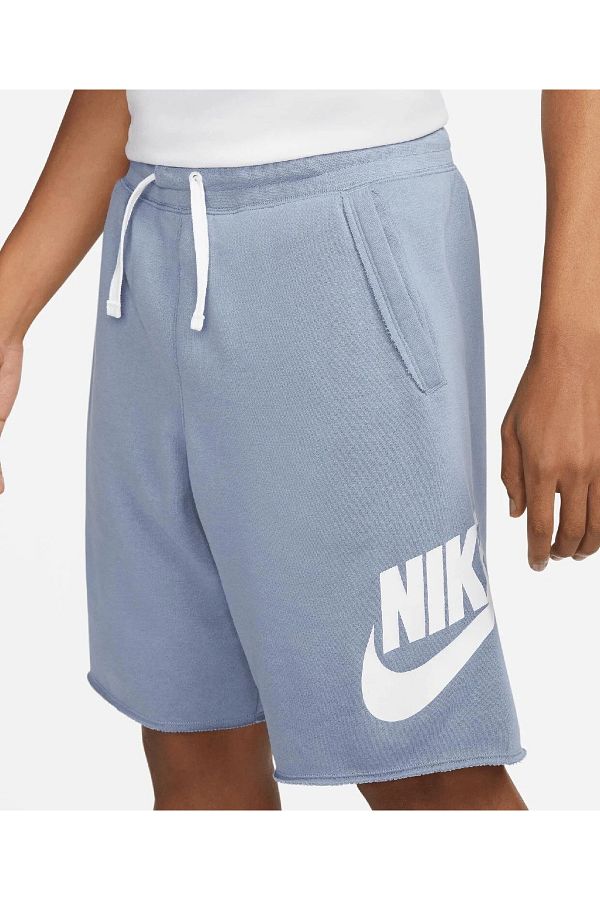 Nike M Nk Club Alumni Hbr Ft french terry cloth men s blue shorts dx0502 Trendyol