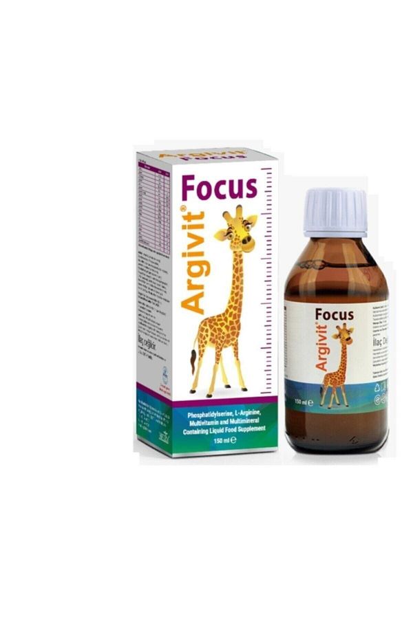 Argivit-Focus 150 ml Syrup - Bag for Lack of Attention and Height Increase 1