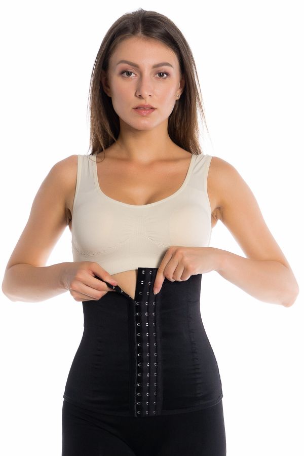 ELEGANCE KORSE Waist Supporting Slimming and Firming Latex Postpartum Latex  Corset Waist and Belly Corset - Trendyol