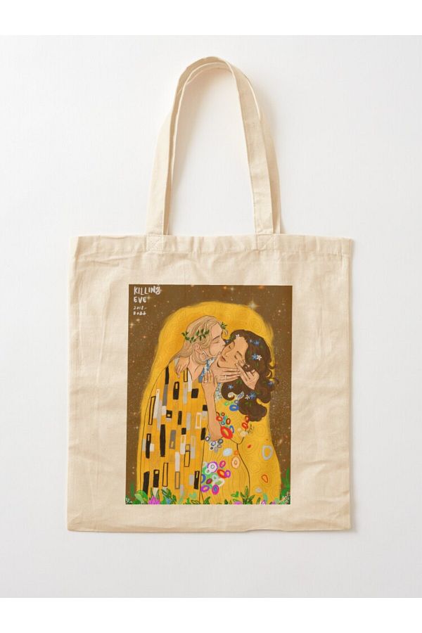 w house Gusseted Cloth Shoulder Bag 16559 the kiss ft. killing eve Trendyol