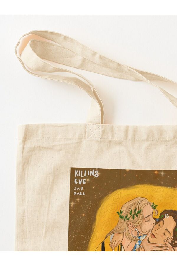 w house Gusseted Cloth Shoulder Bag 16559 the kiss ft. killing eve Trendyol