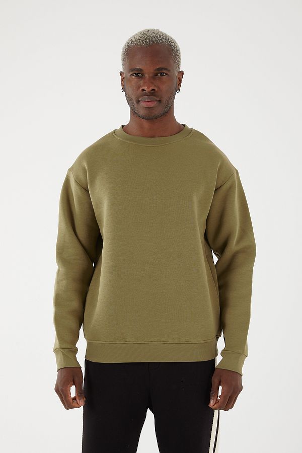 Sweatshirt with collar discount