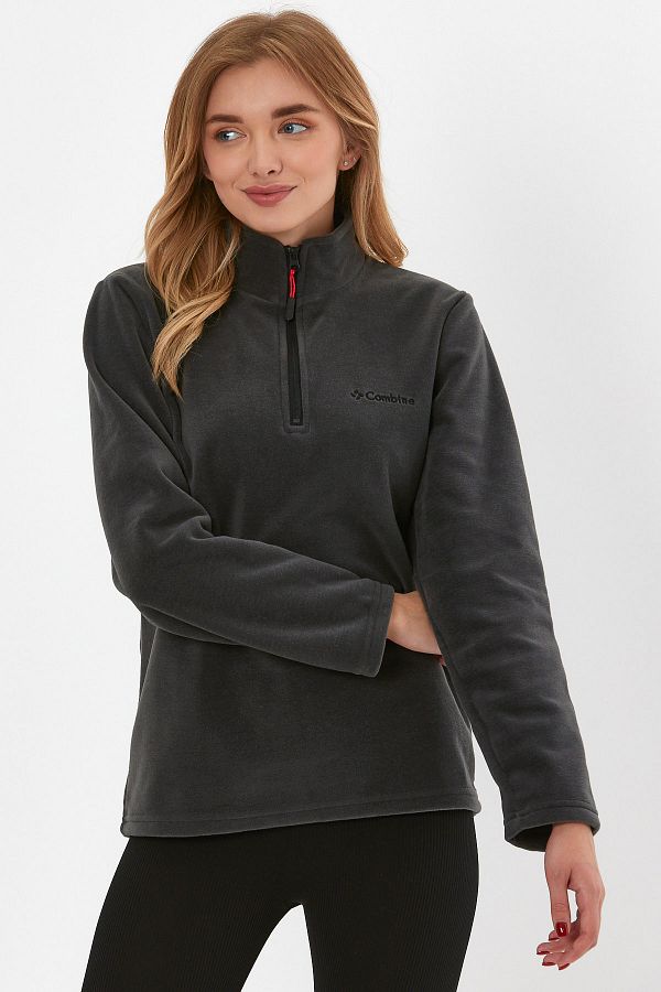 Women's polo discount fleece jacket