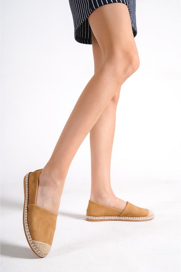 Capone Outfitters-Capone Camel Damen-Espadrille 1