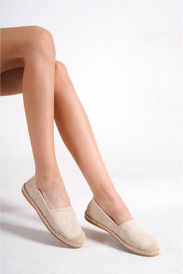 Capone Outfitters-Capone Beige Damen-Espadrille 1