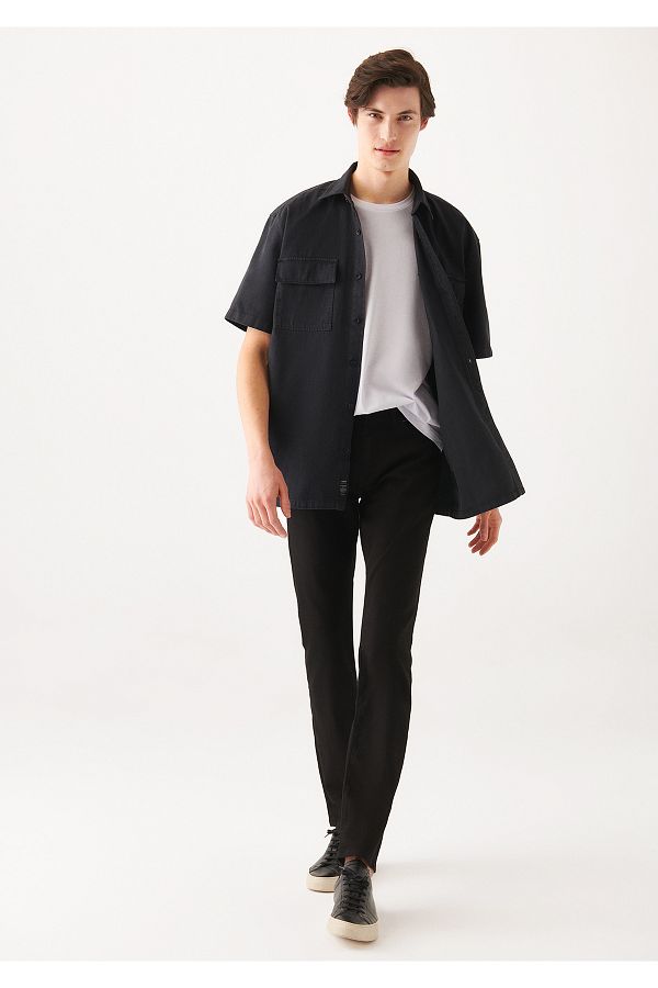Mavi-Martin Black Black Jean Trousers 0037826974 1
