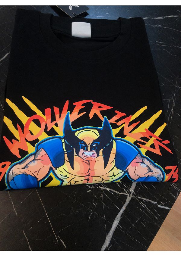 remonz X men Wolverine Gym Printed 100 Cotton Oversize T shirt Plus Size T Shirt Trendyol