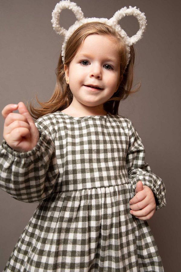 Baby girl flannel dress discount