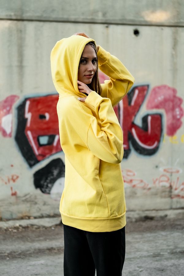 Black Sokak Women s Pikachu Print Oversize Hooded Sweatshirt Trendyol