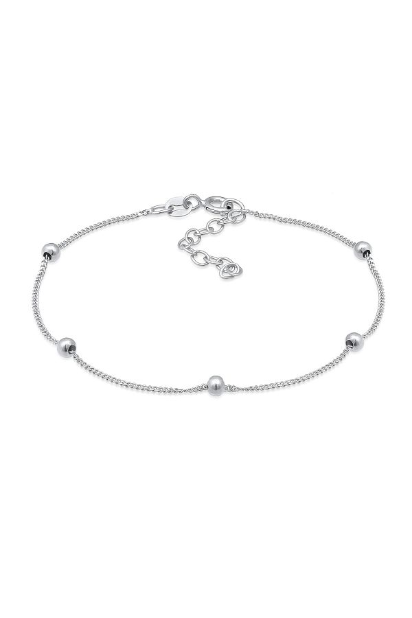 ELLI-Armband Basic Panzerkette Silberbeads 925 Silber 1