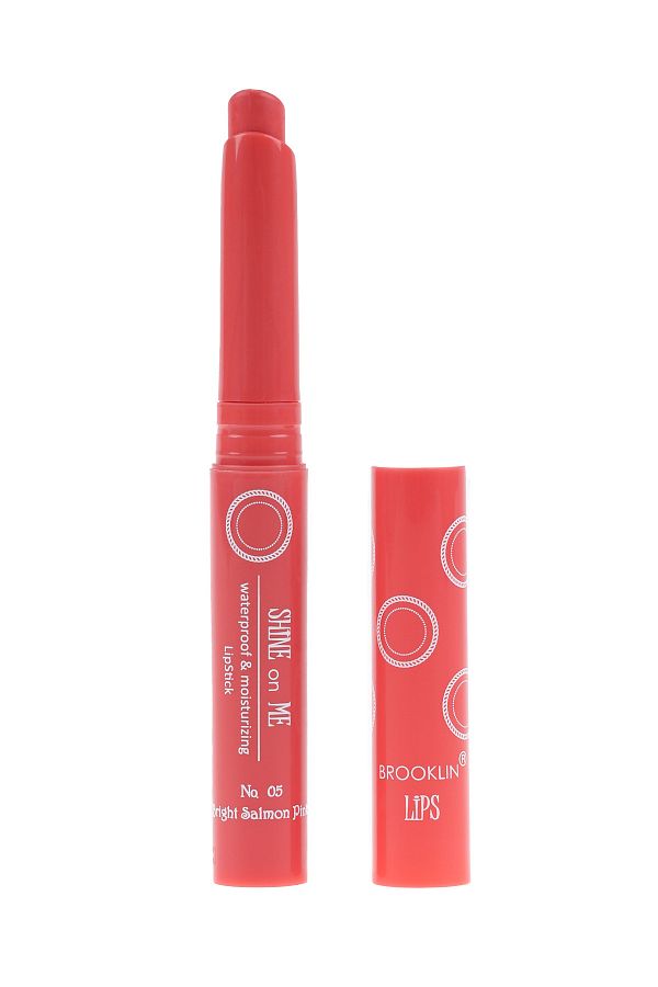BROOKLIN-Lipstick - LIPSTICK SHINE on ME No 05 bright salmon pink 1