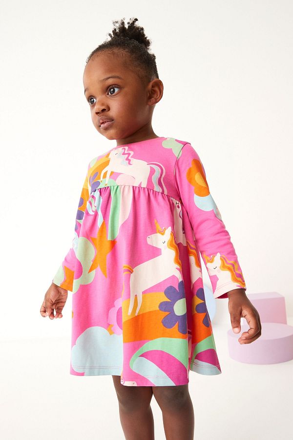 Next pink unicorn dress 2025