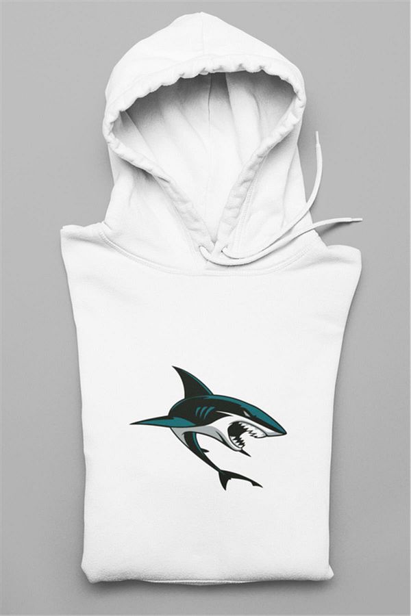 Designer shark hoodie sales