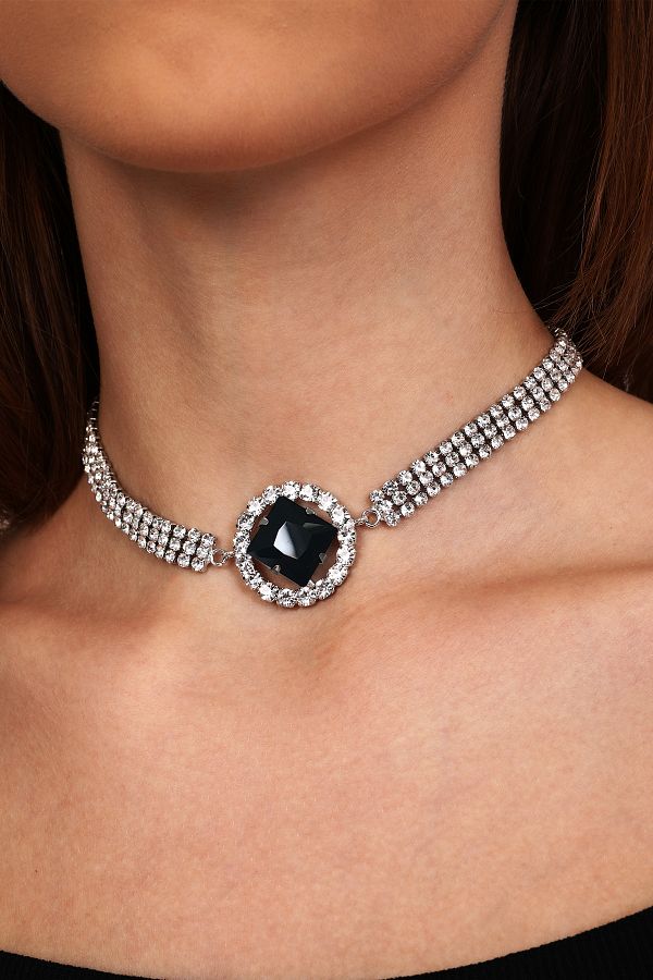 Women's sales black choker