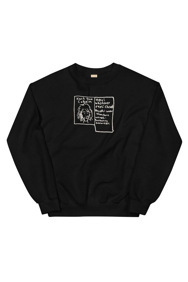 Kurt cobain sweatshirt deals