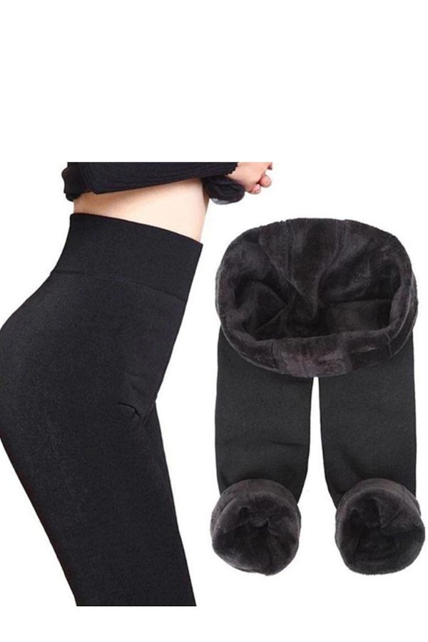 LaRosa Lingerie Larosa Stitched Thermal Winter Tights with Plush Fleece Fur Inside Pack of 3 Trendyol