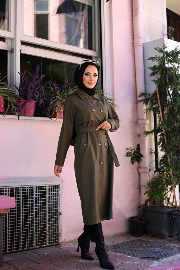 TOGA】Trench coat with fur size48