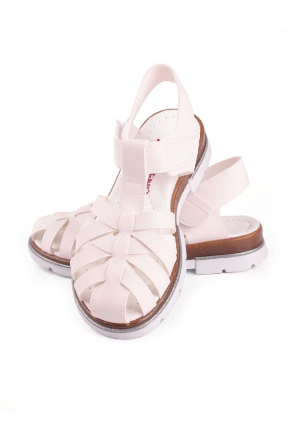 Şirin Bebe-Young Girl Orthopedic Sandals Closed Toe Braided 1