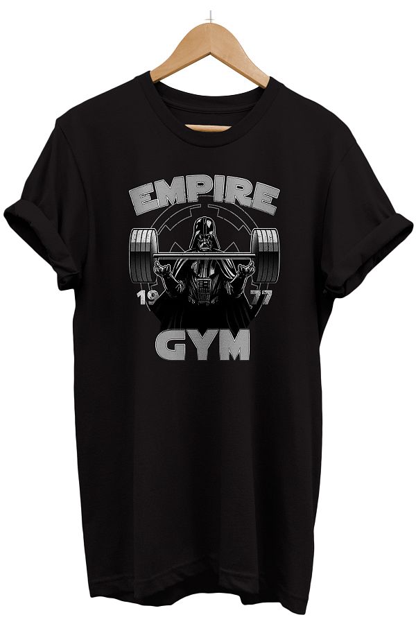 remonz Star Wars Empire Gym Printed 100 Cotton Oversize T shirt Plus Size T Shirt Trendyol