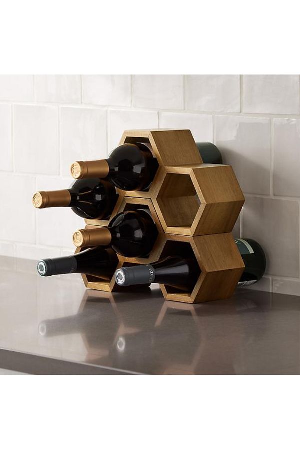 Furnity Honeycomb Wine rack Kitchen counter Shelf Oranizer Organizer Bottle Jar Trendyol