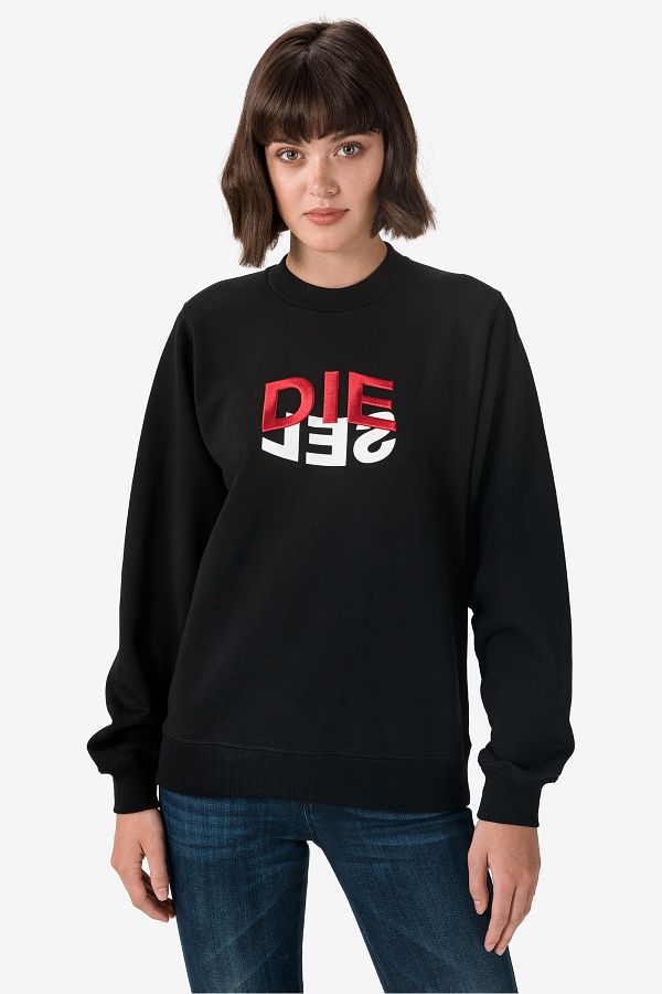 Diesel sweatshirt black cheap