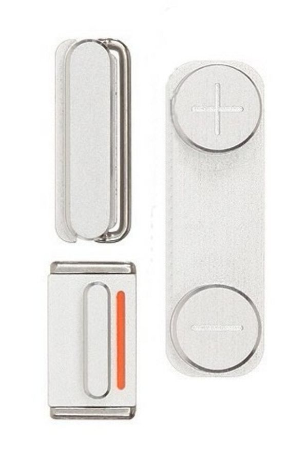 Mergetech-Iphone 5G On Off Volume Mute Key Set-GREY 1