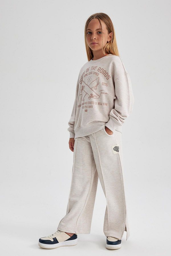 Sweatpants with slits clearance