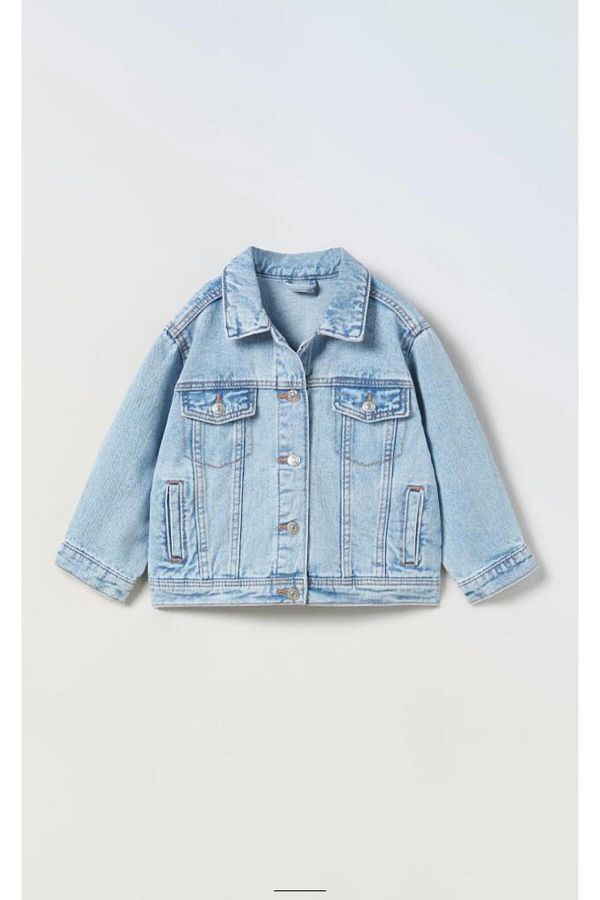 HAV SA K DS Unisex Model Antique Jeans Denim Jeans Jacket with Ripped Detail Trendyol