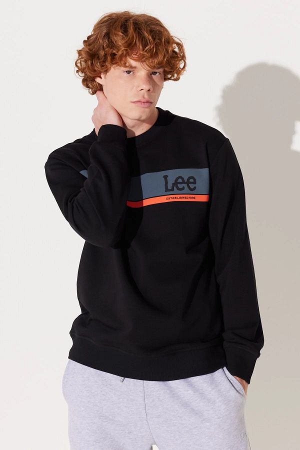 Lee crew neck sweatshirt discount
