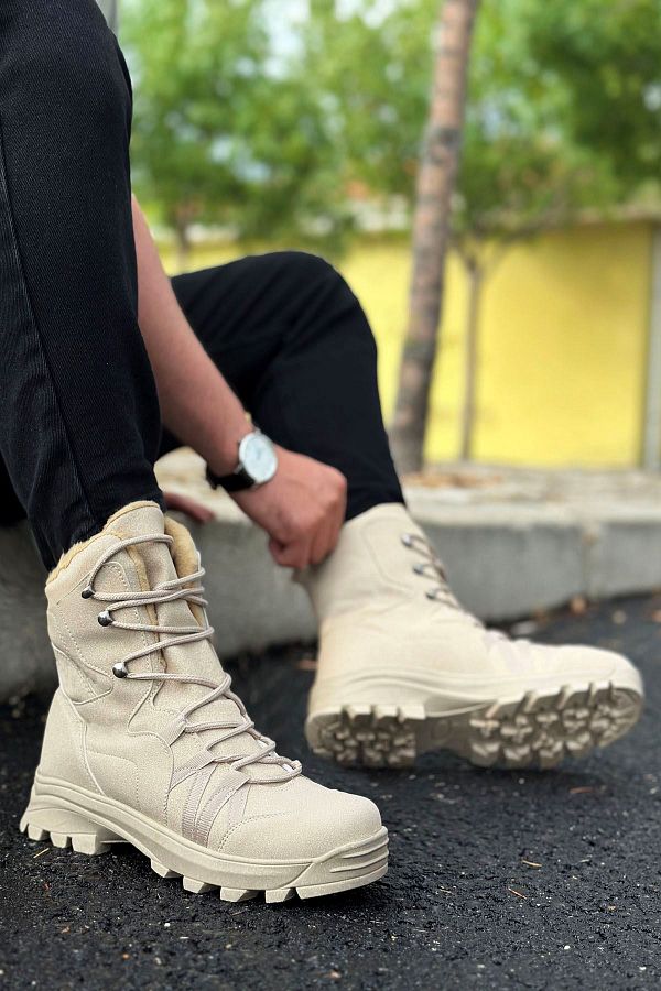 Deri De Luxe Light Tactical Men s Boots Trendyol