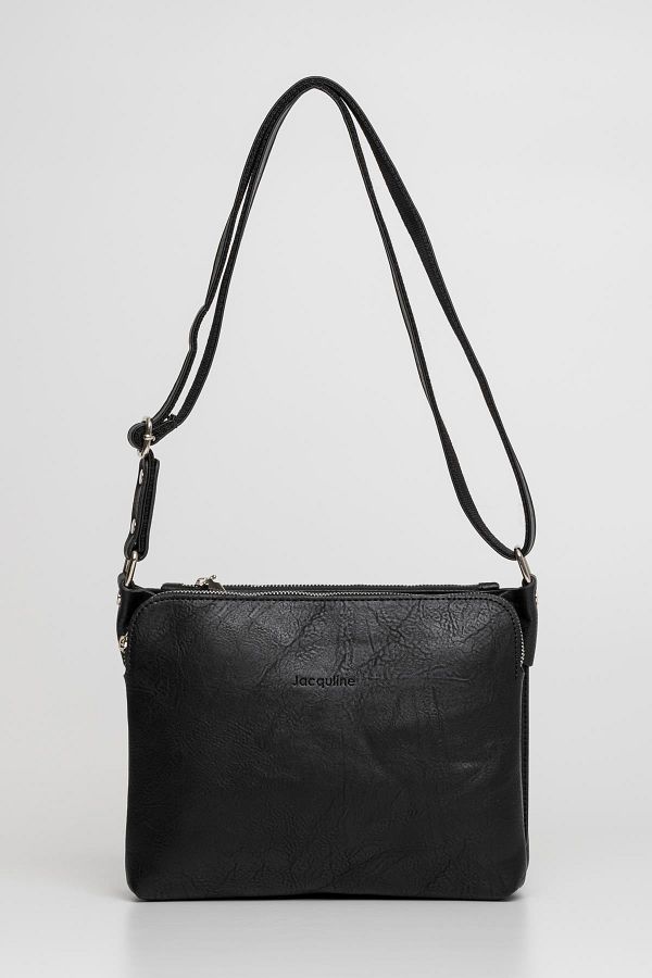 Jacquline-Women's CROSSBODY BAG IM332-7 BLACK 1