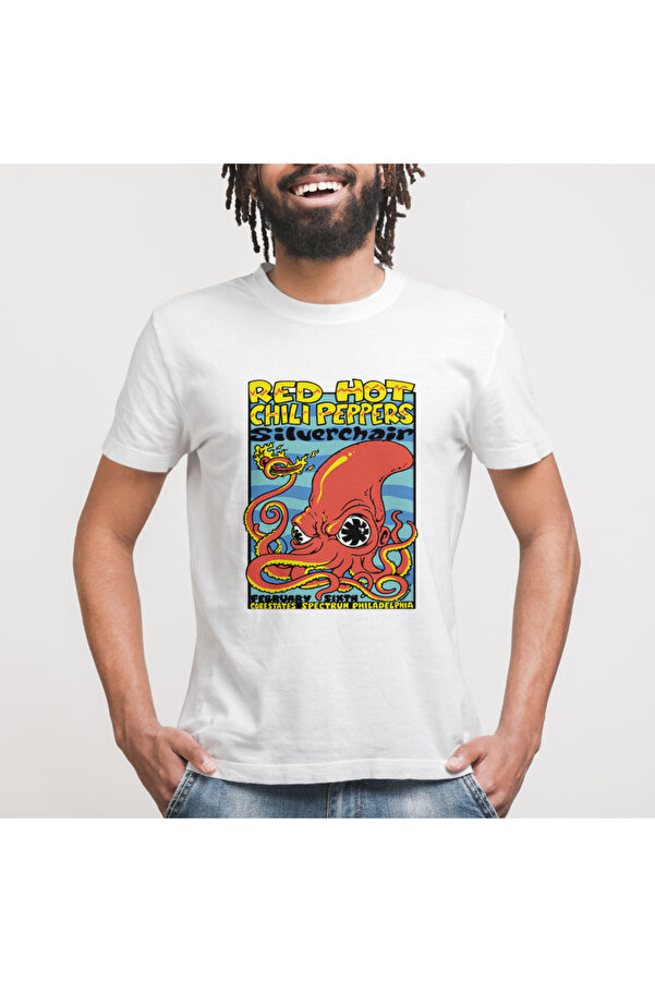 Built By Crazy Red Hot Chili Peppers Silverchair Unisex T-Shirt - Main Image