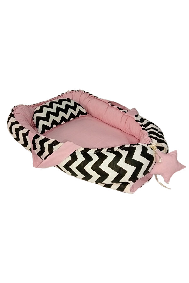 BAŞKAYA SHOPPİNG Bebek Uyku Yatağı Ve Yastağı %100 Pamuk