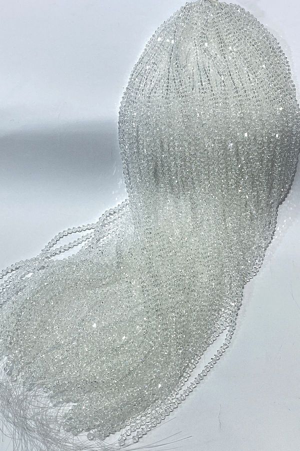 Hobigram-Sortiment de mărgele Mărgele de cristal transparente Pramit Sequence 4 mm – Mărgele, Design elegant, Accesoriu pentru femei – Bo 1