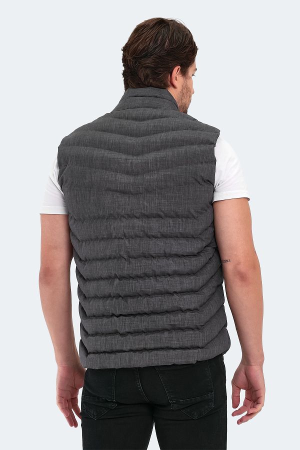 Slazenger HERSHEL Men s Vest Dark Gray Trendyol