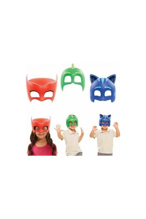 Happy Land Pj Maskeliler Mavi Maske Plastik Sert Pj Maskeli Maskesi