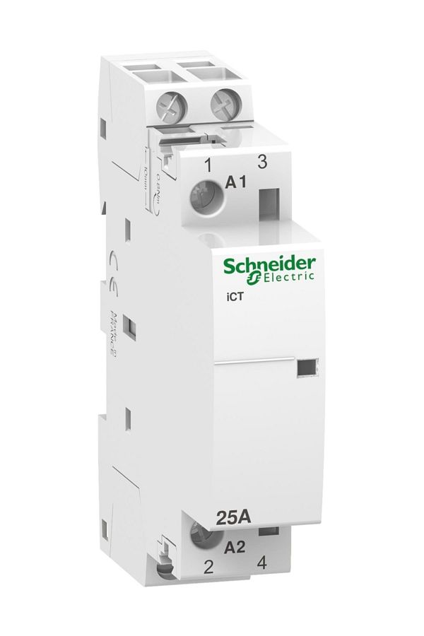 Schneider A9c20732, 25amper, 2na, Sessiz Kontaktör, 230-240vac