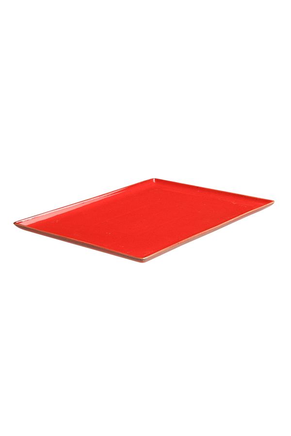 Seasons Kırmızı Kahvaltı Tabağı 27x21cm 04ALM001584
