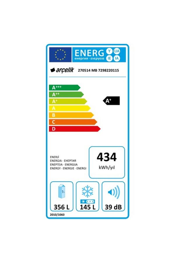 Arçelik 270514 MB No Frost Buzdolabı - Görsel 2