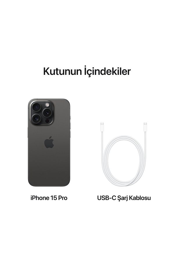 Apple iPhone 15 Pro 1 TB Siyah Titanyum - Görsel 9