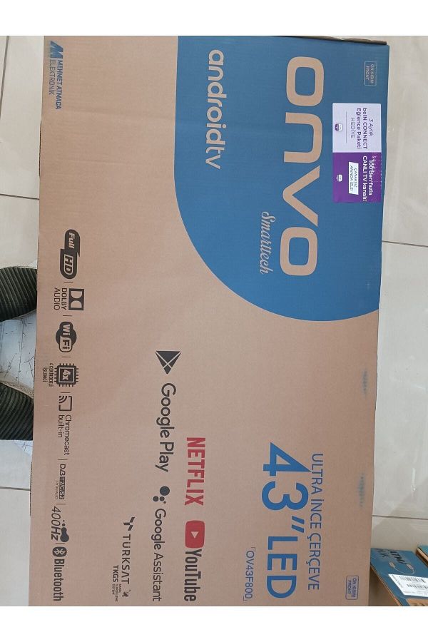 ONVO OV43F800 43" 109 Ekran Uydu Alıcılı Ful HD Smart LED TV - Görsel 5